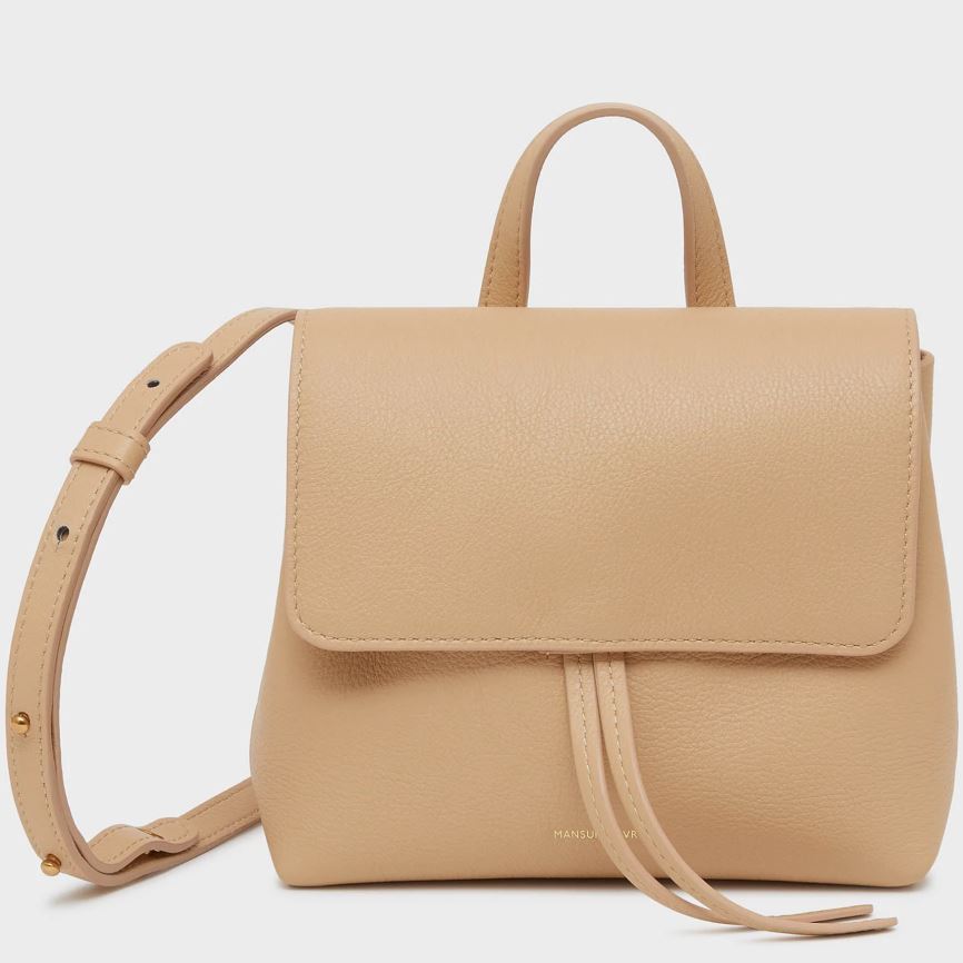 Women\'s Mansur Gavriel Mini Soft Lady Bucket Bags Light Brown | AU 75M6IG